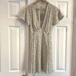 Floral blu pepper dress